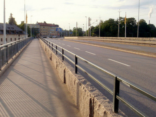 major highway bridge over a major river.